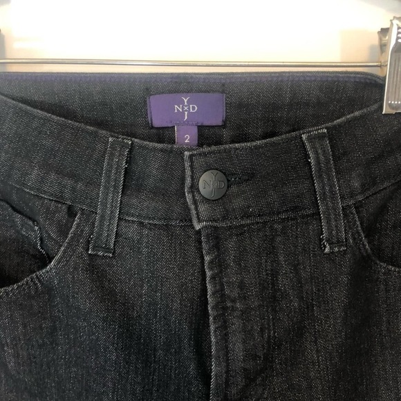 𝅺NYDJ black skinny jeans high rise - Picture 2 of 5